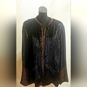 Vintage velvet jacket